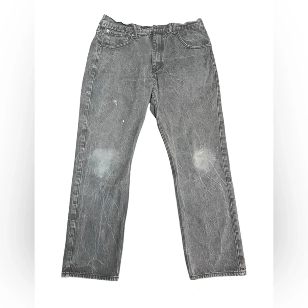 90s PJ MARK Men's Distressed Gray Jeans 42x34